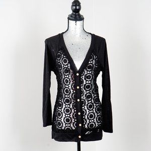 NWOT Style & Co lace and cotton cardigan - M